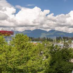 Welcome to this immaculate 2 bed, 2 bath & Den Waterfront home in Coal Harbour